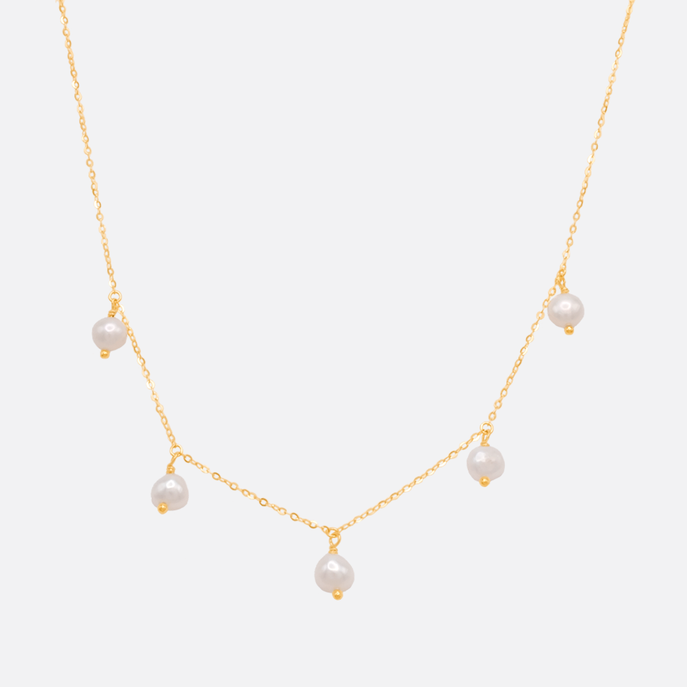 Dani Pearl Station Necklace