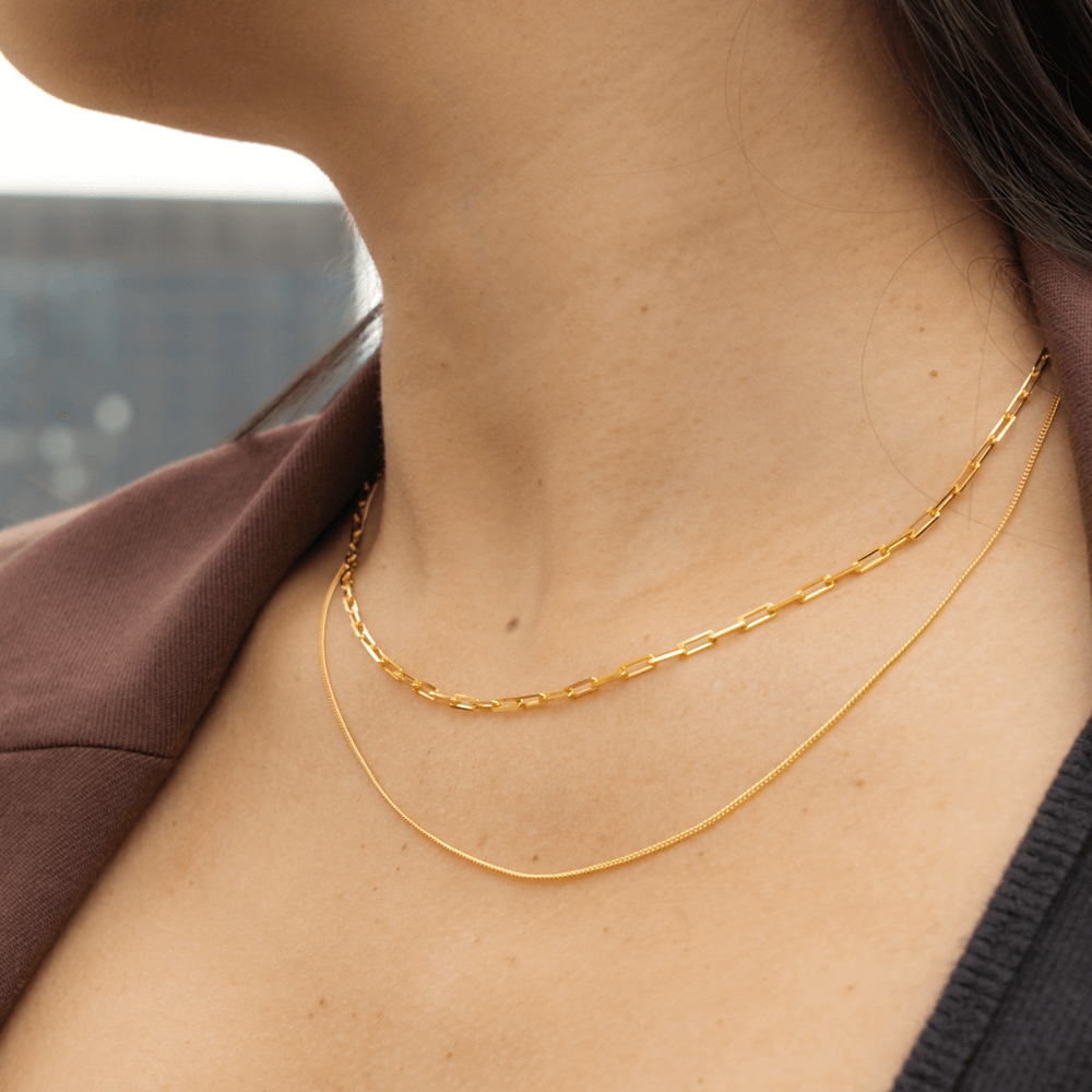 Buy 1mm-2.85mm Box Chain Necklace 10K 14K Real Gold Diamond Cut Chain,  Dainty 10K 14K Yellow Real Gold Box Link Chain for Men Women Online in  India - Etsy