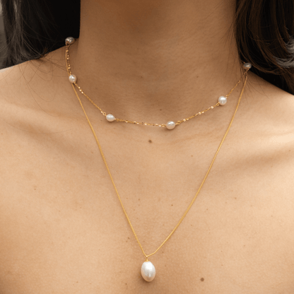 Essa Pearl Pendant Necklace