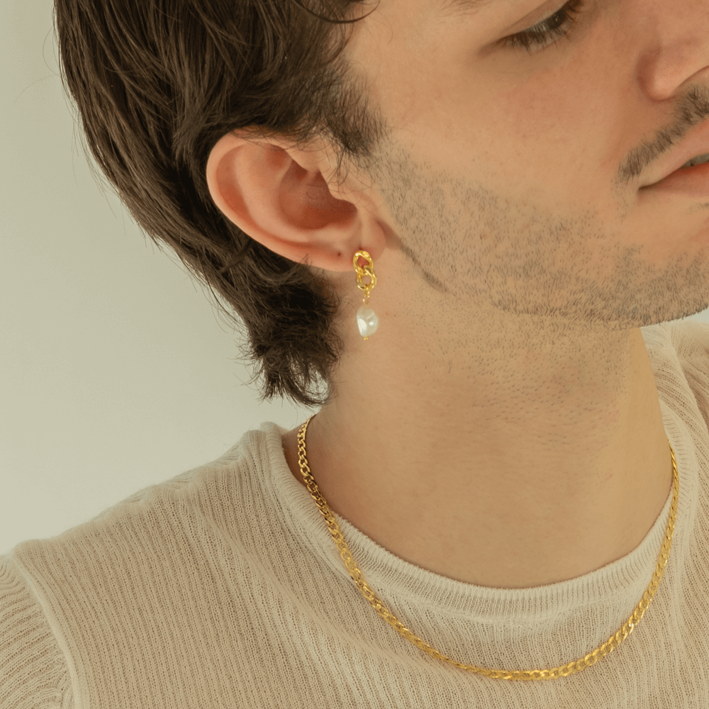 Final Sale | Jara Pearl Chain Drop Earrings