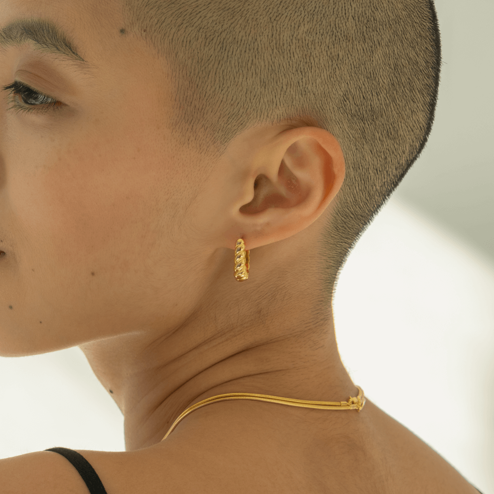 Final Sale | Katie Croissant Hoop Earrings