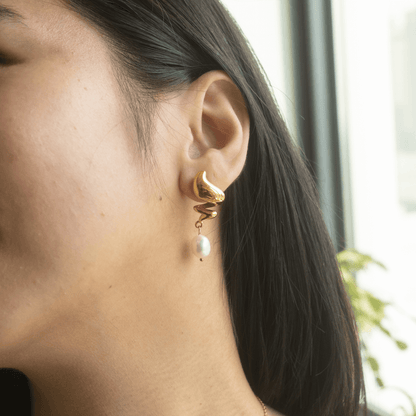 Jas Pearl Drop Earrings