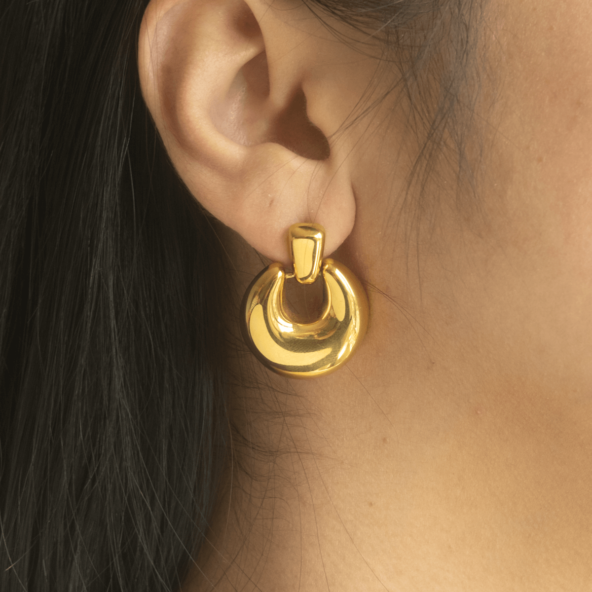 Sena Moon Drop Earrings