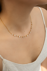 Anda CZ Station Necklace