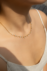 Anda CZ Station Necklace