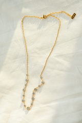 Anda CZ Station Necklace