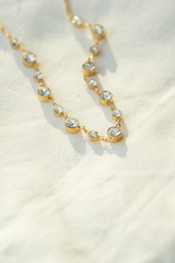 Anda CZ Station Necklace