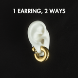 Adrian Bold C-Stud Earrings