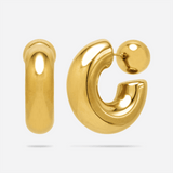 Adrian Bold C-Stud Earrings
