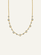 Anda CZ Station Necklace