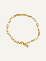 Kat CZ Station Bracelet