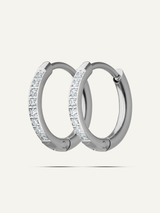 Omi Pavé Huggie Hoops