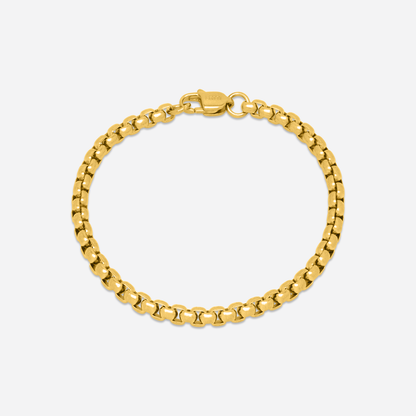 Vince Round Box Chain Bracelet