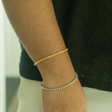 Vince Round Box Chain Bracelet